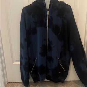 Aviator Nation Blue and Gray Hoodie